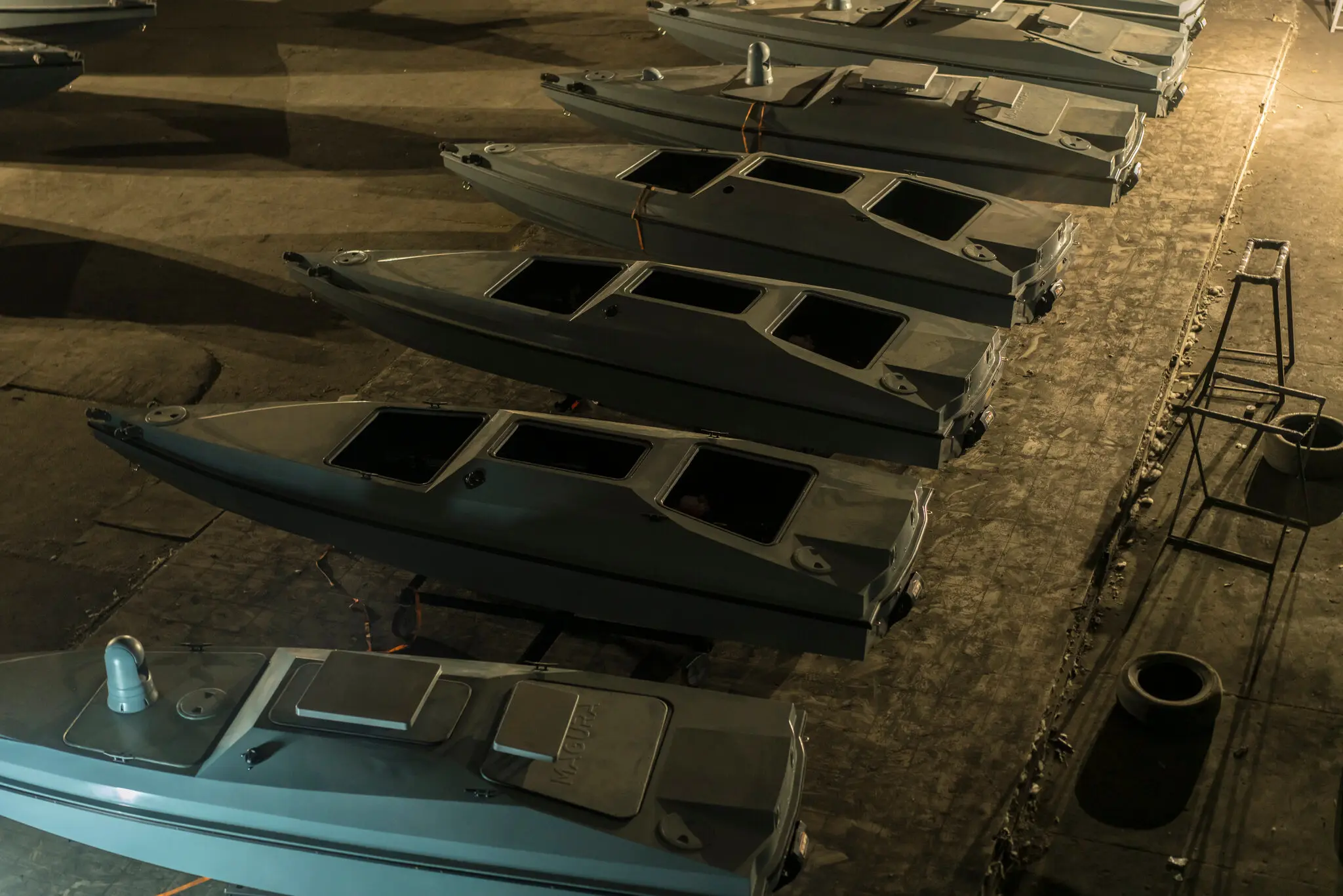 Морські безпілотники розроблені та експлуатуються українською військовою розвідкою. Україна заявляє, що її безпілотники пошкодили або потопили десятки російських кораблів.